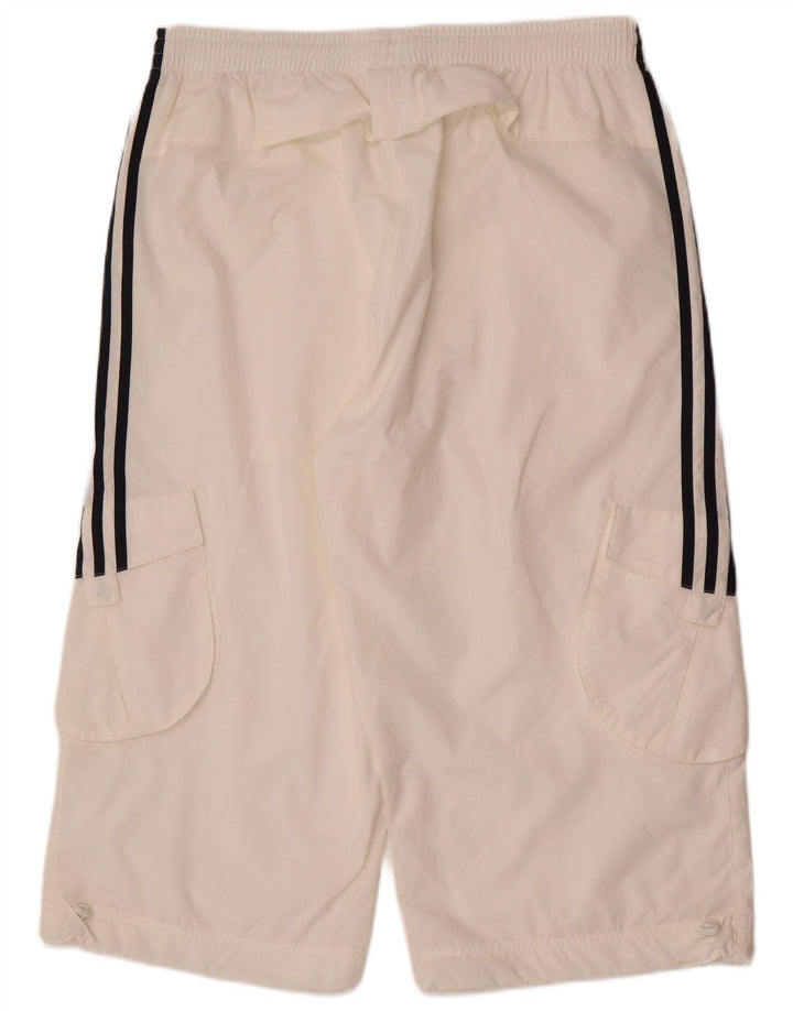 Adidas Herre Capri Cargo Træningsdragt Bukser Large White Polyester