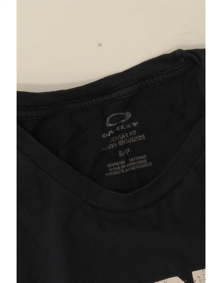 Oakley Herre grafisk T-shirt top lille marineblå