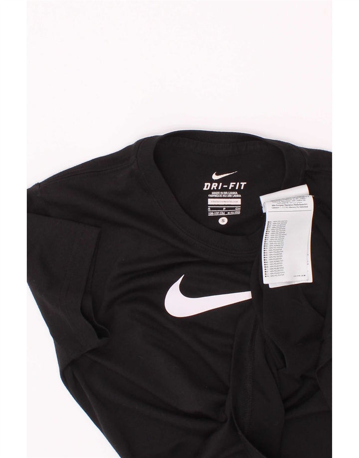 Nike Boys Dri Fit Grafisk T-Shirt Top 8-9 år Lille sort polyester
