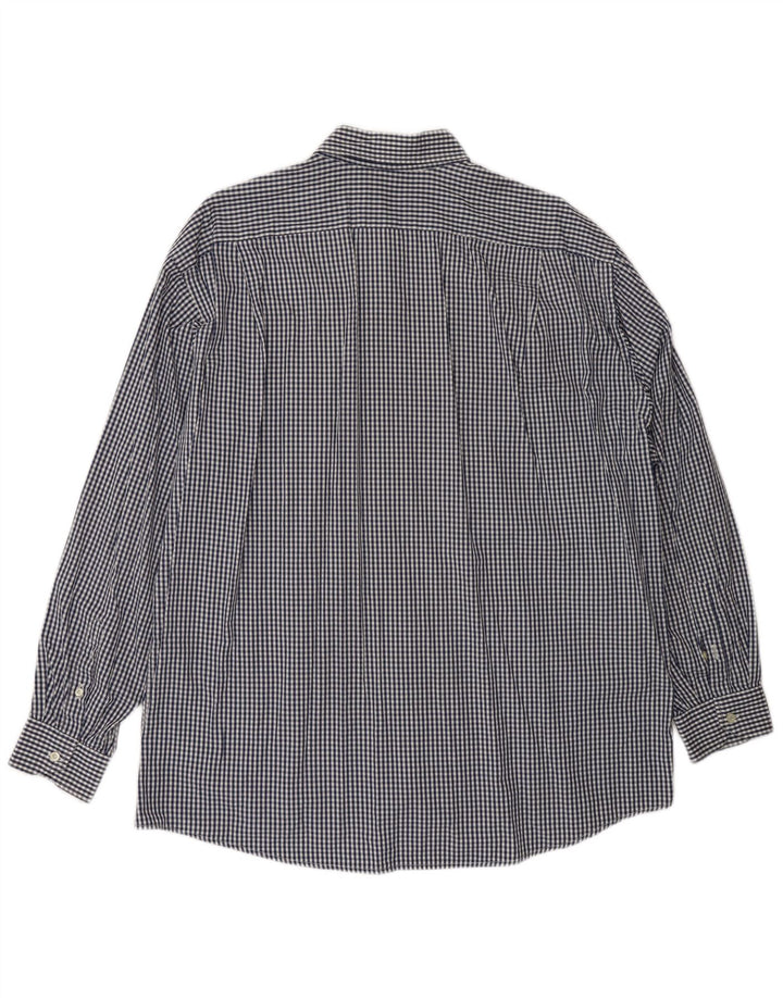 LACOSTE Herreskjorte str. 44 XL Marineblå Gingham