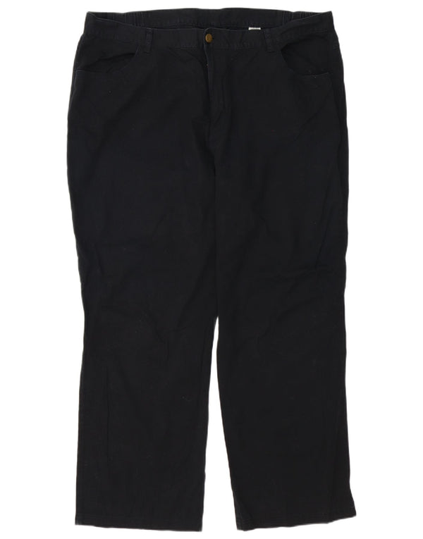 Marks & Spencer Lige fritidsbukser til kvinder UK 22 3XL W42 L29 Sort