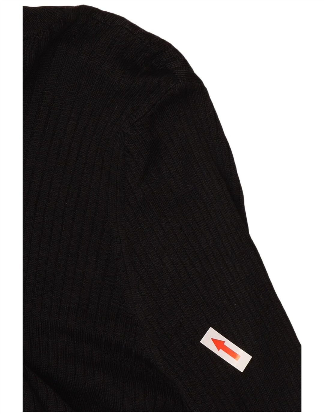 Zara Dame Cardigan Sweater UK 14 Stor Sort Viscose