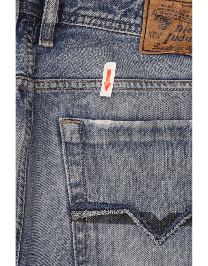 Diesel Herre Zatiny Regular Bootcut Jeans W30 L27 Blå Bomuld