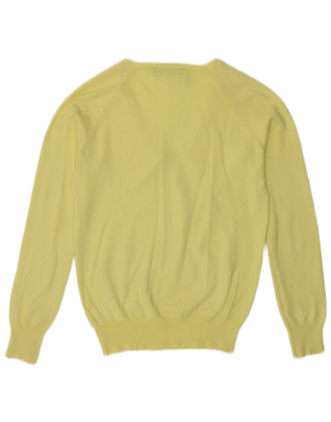 Zara Dame V-hals sweater UK 14 Stor Gul
