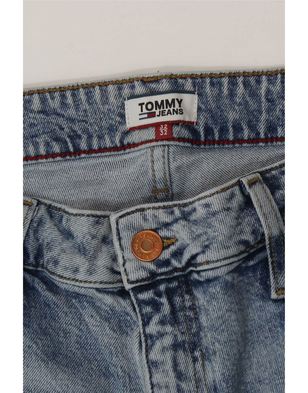 Tommy Hilfiger Dame Bootcut Jeans W32 L26 Blå Bomuld