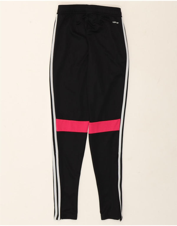 Adidas Aeroready træningsdragtsbukser til kvinder UK 6 XS Sort polyester