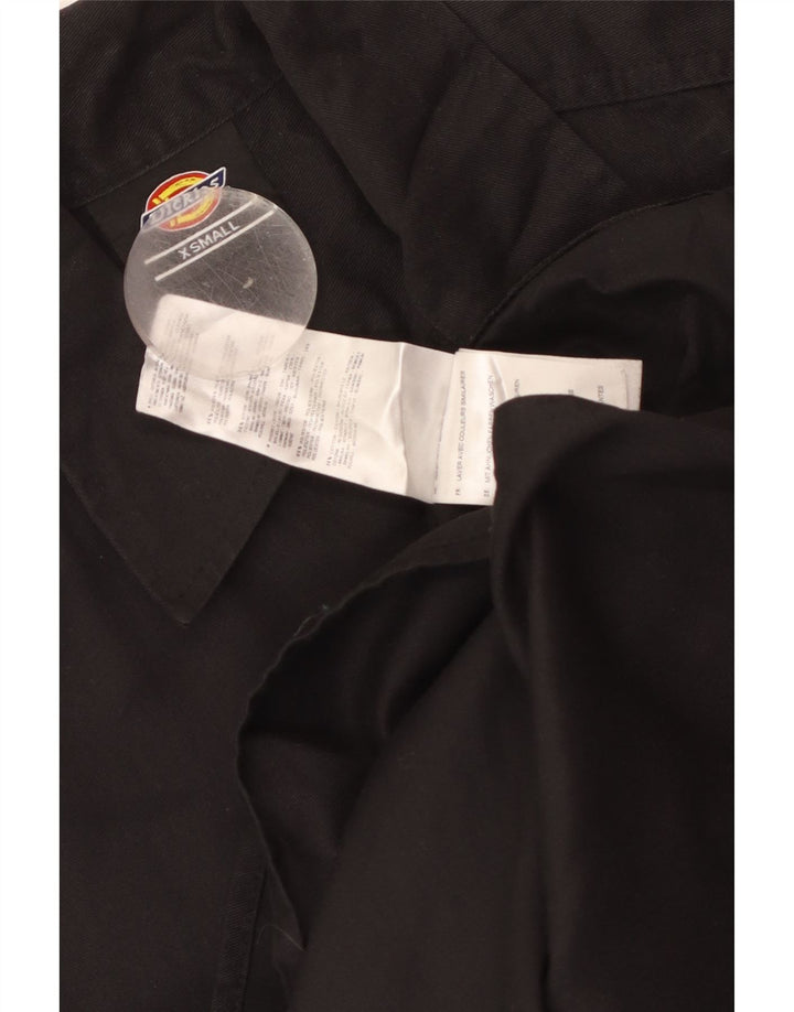 Dickies Kortærmet Herreskjorte XS Sort Polyester