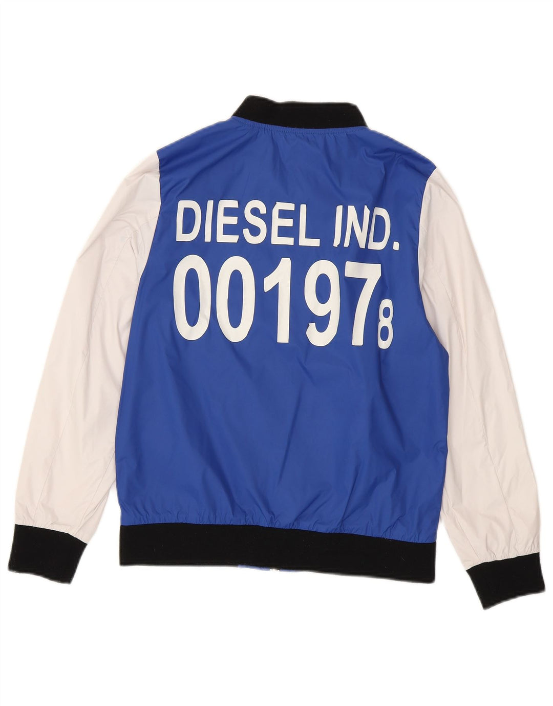 Diesel Boys Graphic Bomber Jacket 11-12 år Blå Colourblock Nylon