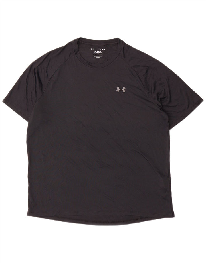 UNDER ARMOUR Herre T-Shirt Top XL Sort Polyester