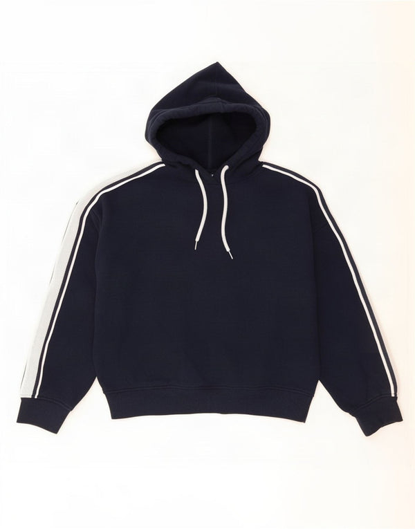 Marks & Spencer Dame Oversized Hoodie Jumper UK 14 Medium Navy Blue