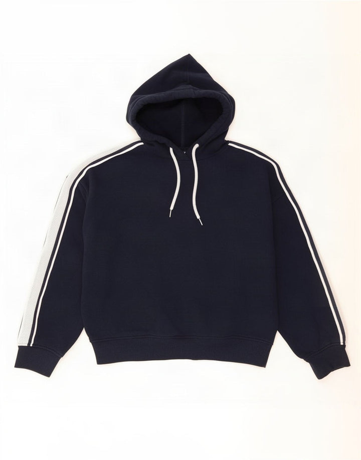 Marks & Spencer Dame Oversized Hoodie Jumper UK 14 Medium Navy Blue