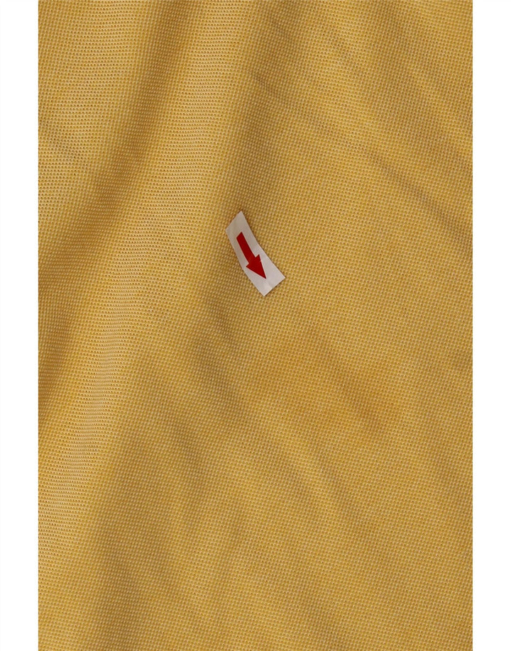 Lacoste Dame Polo Kjole Størrelse 40 Medium Gul Bomuld