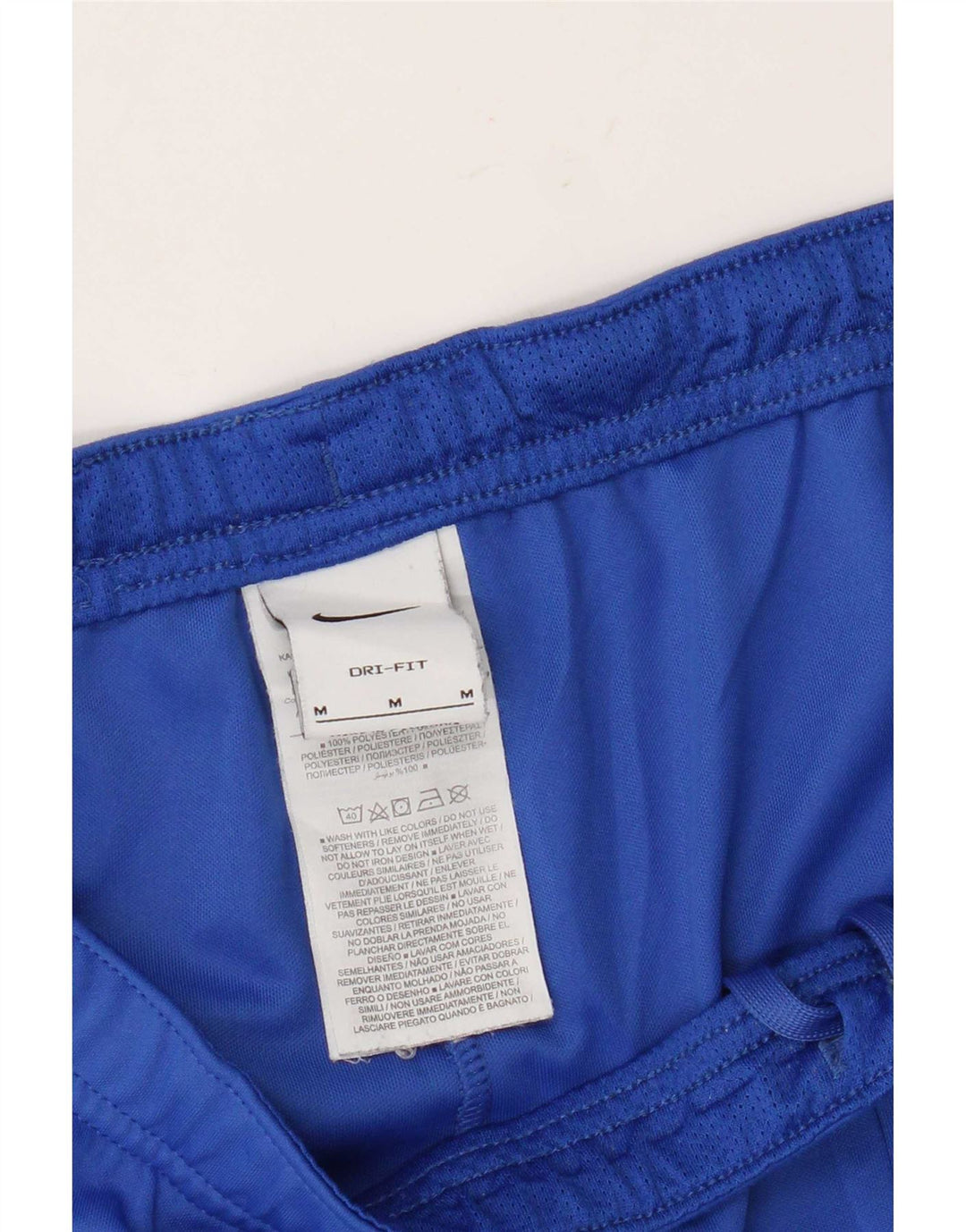 Nike Herre Dri Fit sportsshorts mellemblå polyester