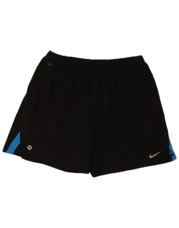 Nike Sportshorts til mænd Medium Sort Colourblock Polyester
