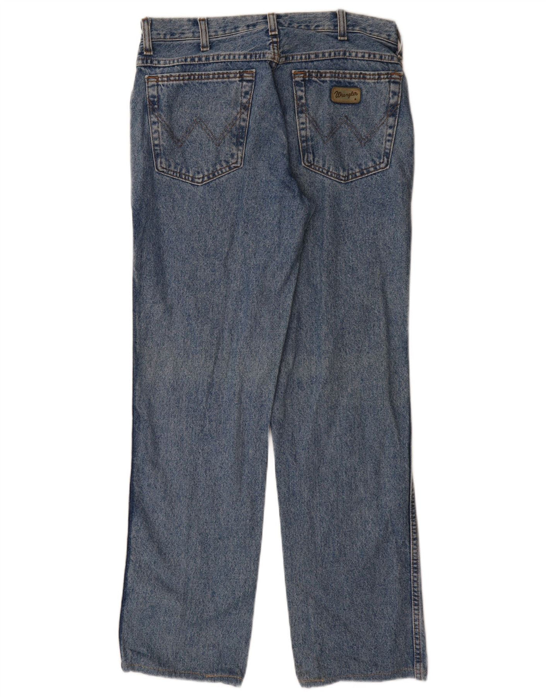 WRANGLER Herre Texas Straight Jeans W33 L30 Blå Bomuld
