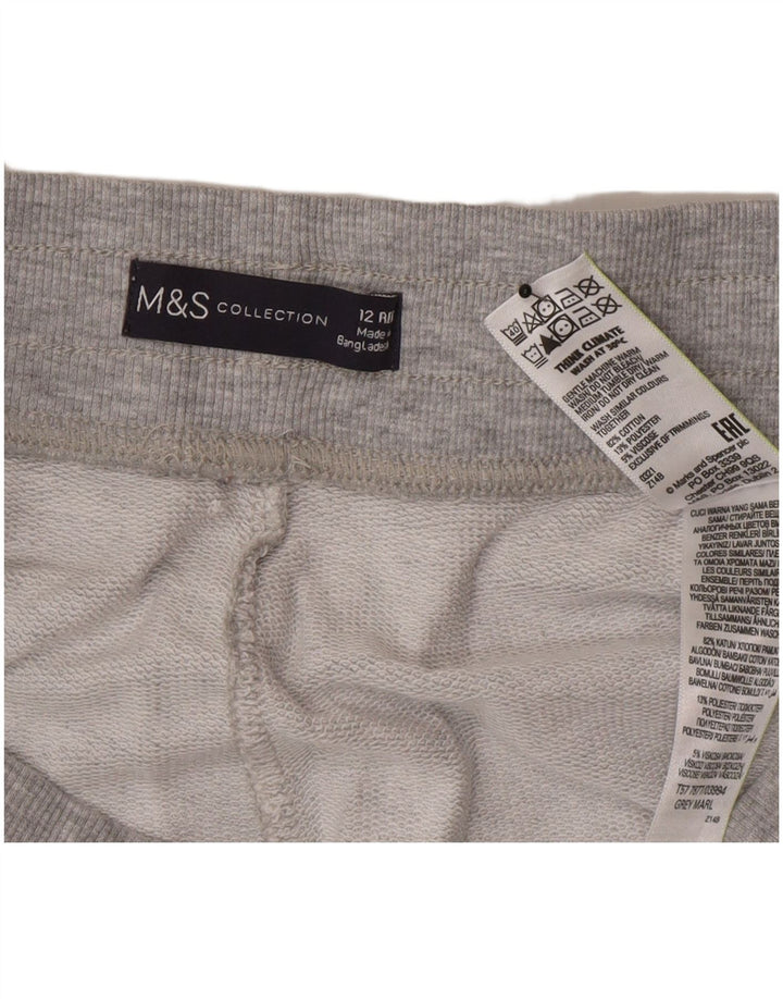 Marks & Spencer Træningsdragt til kvinder Joggers UK 12 Medium Grey Bomuld