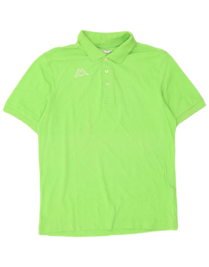 Kappa herre poloshirt mellemgrøn bomuld