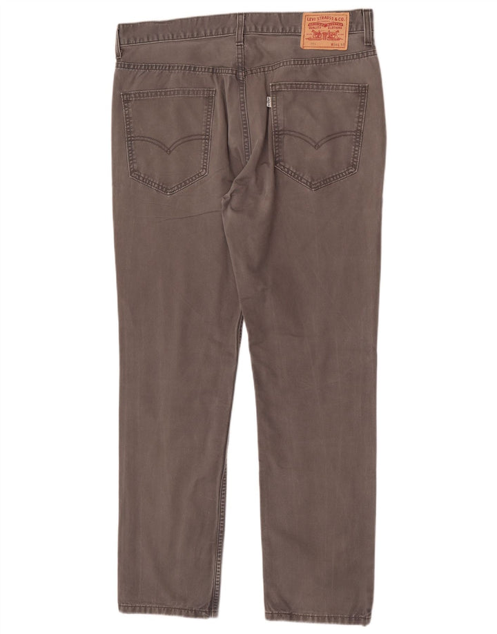 Levi's Herre 751 Straight Jeans W36 L32 Grå Bomuld