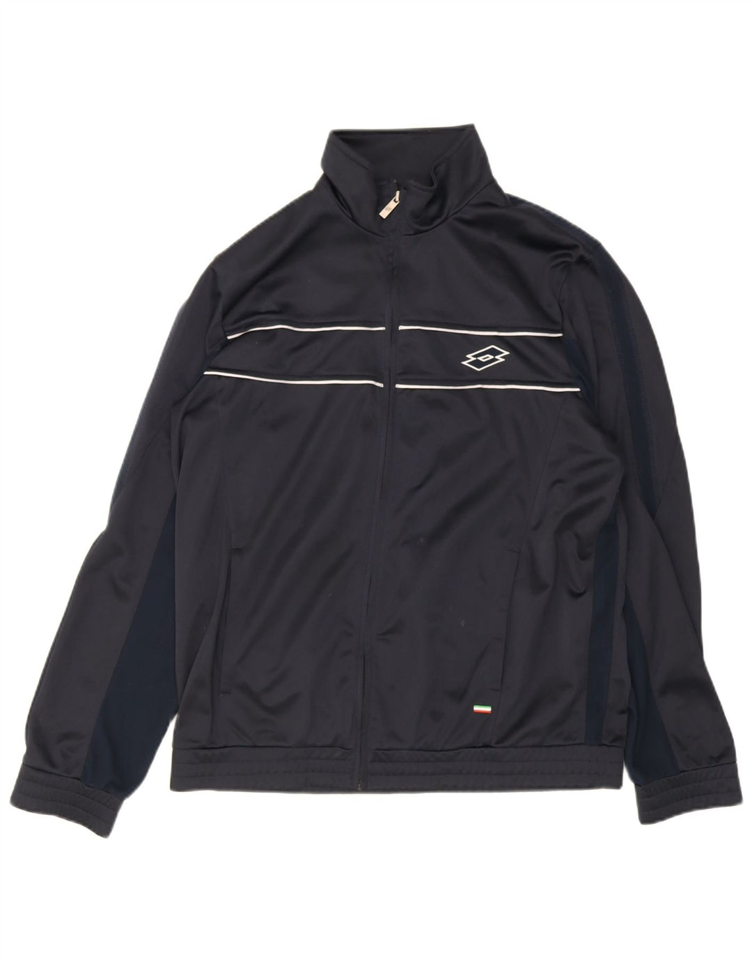 Lotto Træningsdragt til mænd Top jakke Medium Marineblå Colourblock Polyester