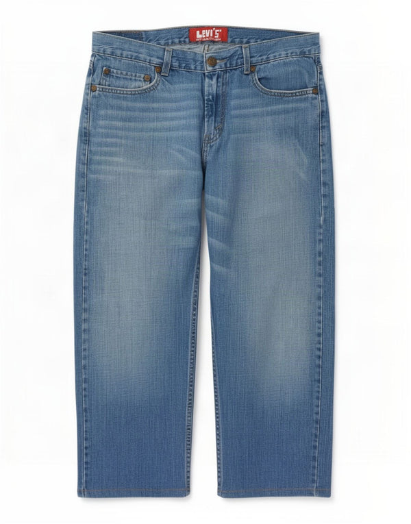 Levi's Boys 514 lige jeans 15-16 år W34 L24 blå bomuld