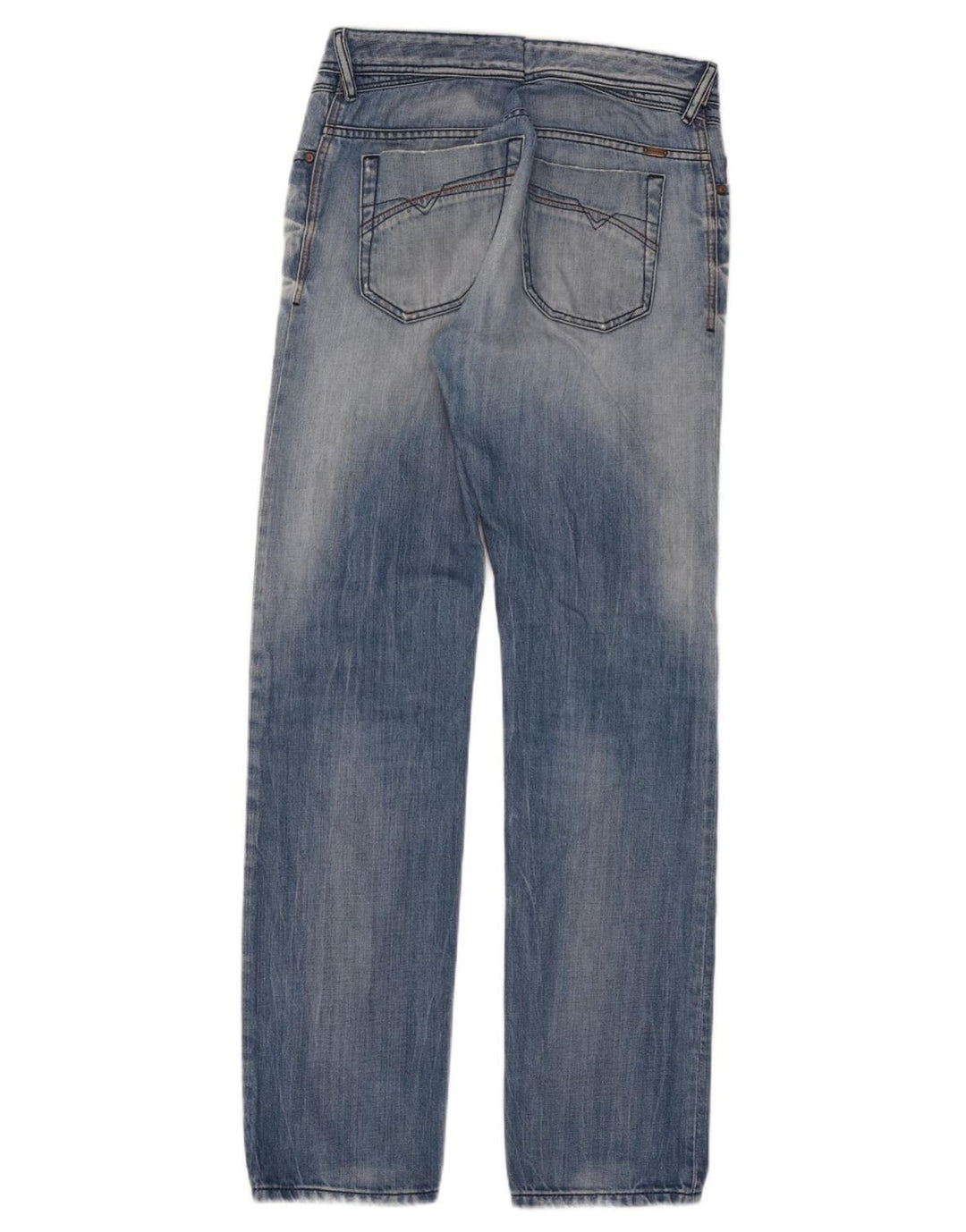 Diesel Herre Iakop Distressed Slim Jeans W33 L34 Blå Bomuld