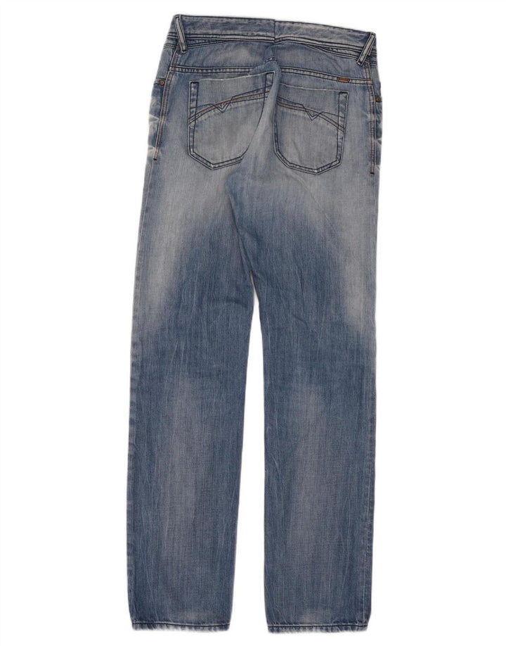 Diesel Herre Iakop Distressed Slim Jeans W33 L34 Blå Bomuld