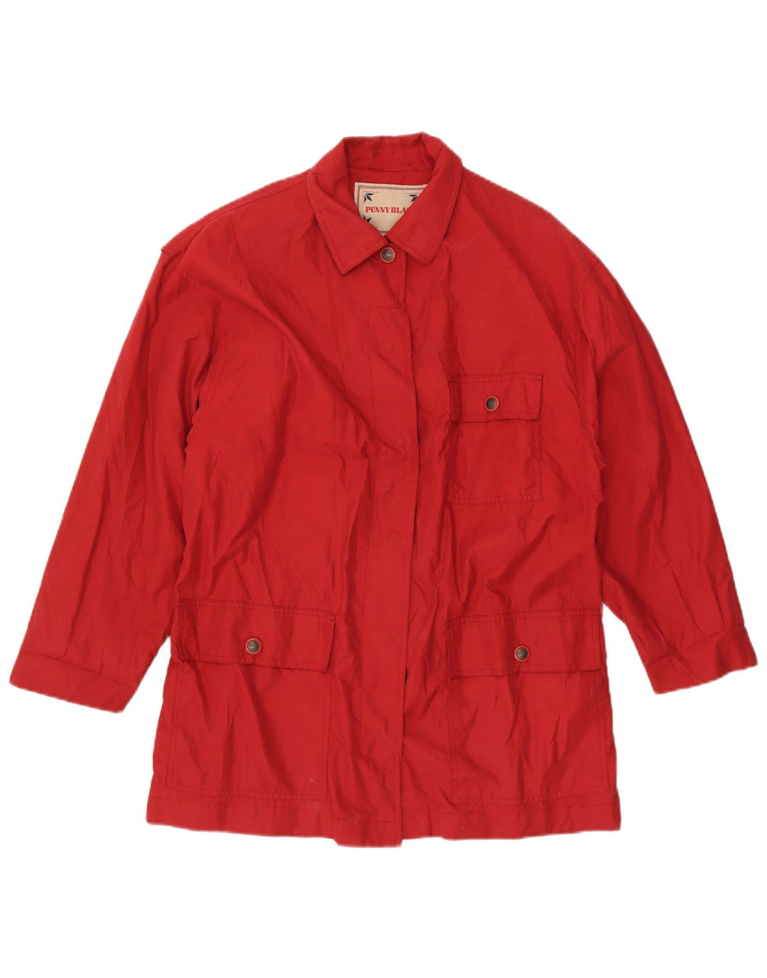 Penny Black Womens Utility Jacket UK 16 Large Red Cotton
