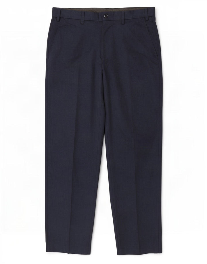 Marks & Spencer Herre Regular Fit Suit Bukser W34 L31 Marineblå polyester