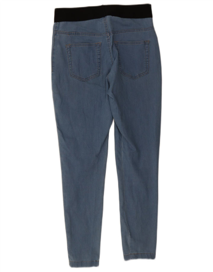 Marks & Spencer Dame Jegging Jeans UK 12 Medium W30 L26 Blue Colourblock