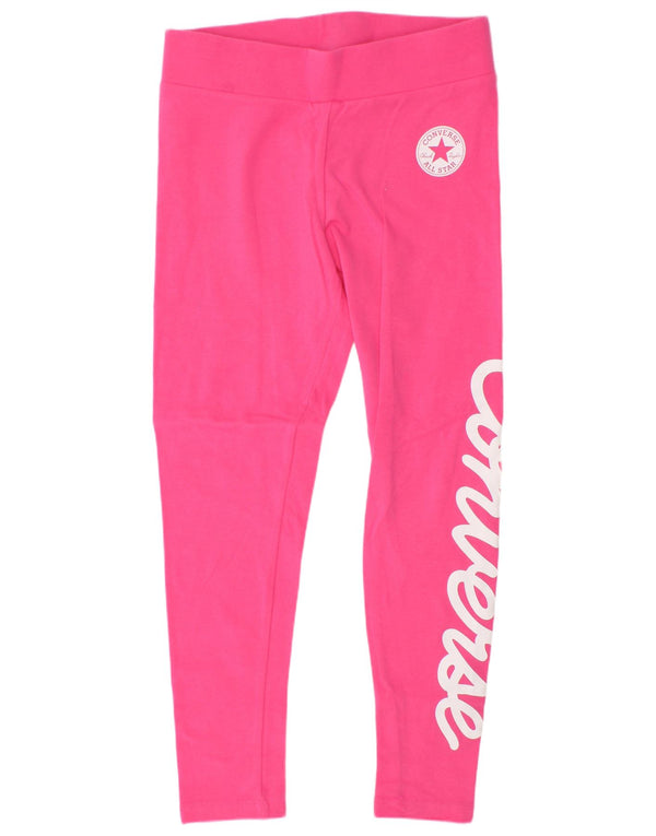 Converse Girls Chuck Taylor Grafiske Leggings 10-11 år Medium Pink Bomuld
