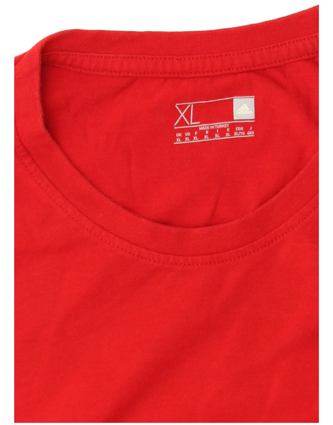 Adidas Herre Salah Grafisk T-Shirt Top XL Rød