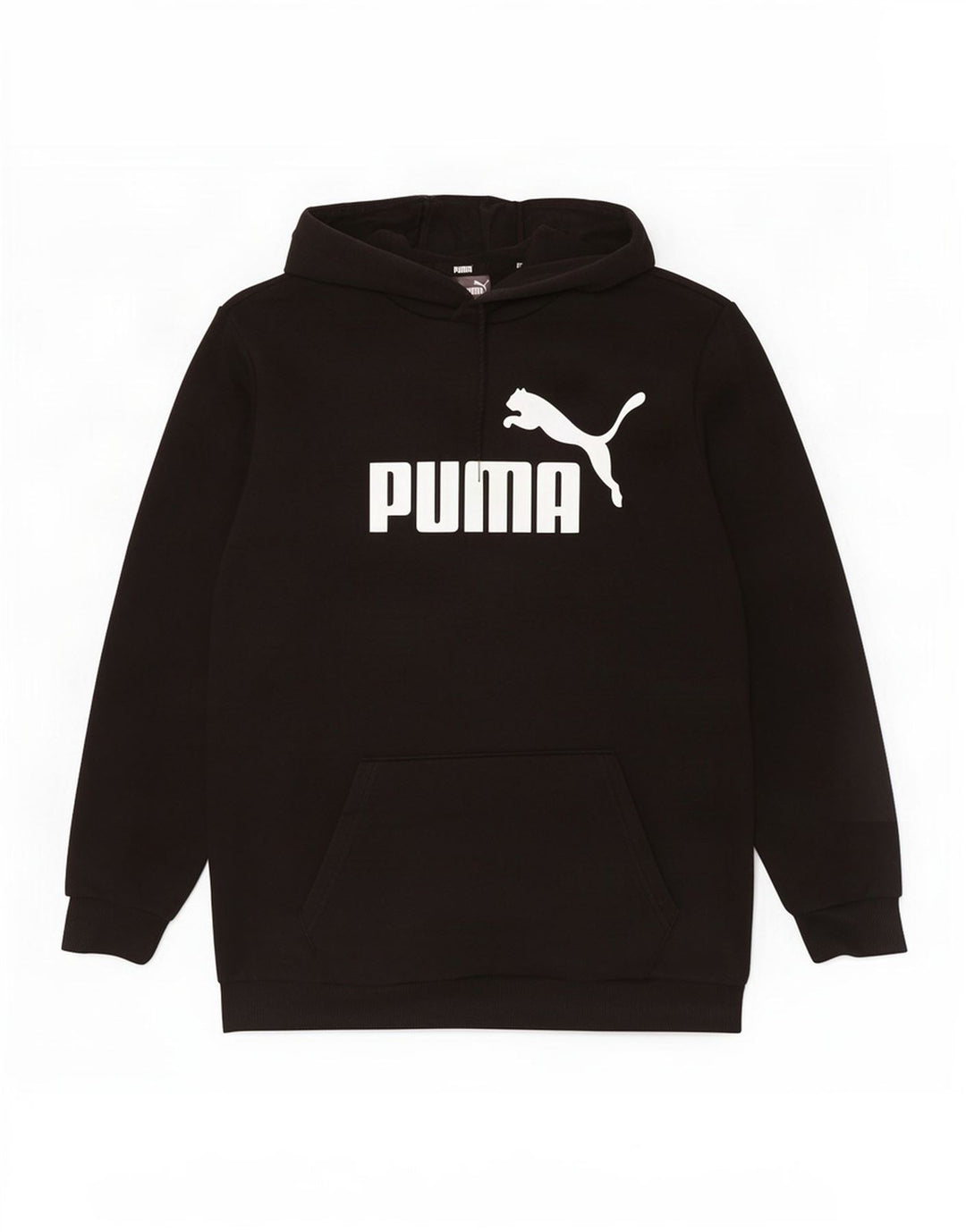 Puma Grafisk hættetrøje til mænd mellem sort bomuld