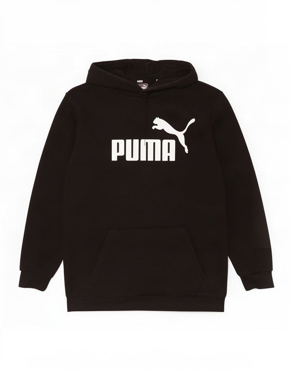 Puma Grafisk hættetrøje til mænd mellem sort bomuld