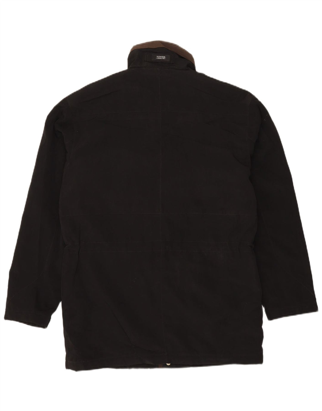 LONDON FOG Herre Utility Jacket UK 38 Medium Black Polyester