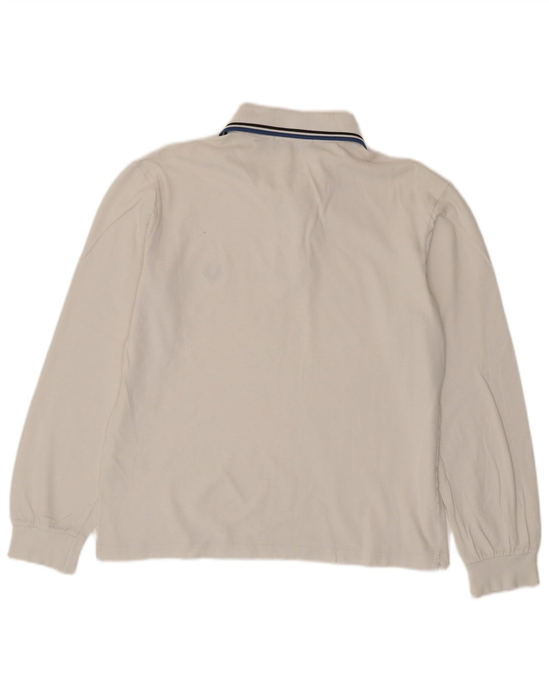 Fred Perry Langærmet herre poloshirt Medium hvid bomuld