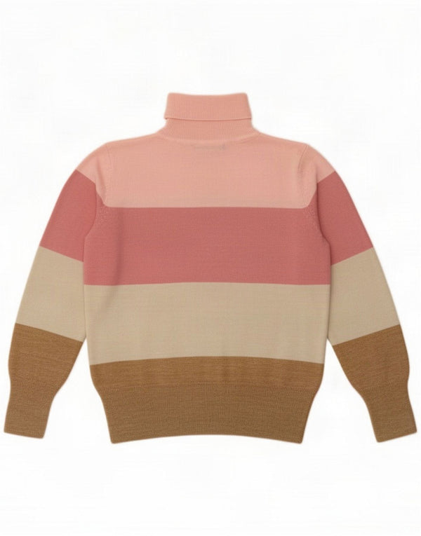 Marks & Spencer Dame Rullehals sweater UK 12 Medium Multifarvet