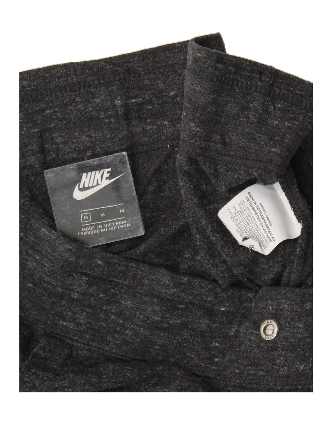 NIKE Womens Capri Tracksuit Trousers Joggers UK 14 Medium  Grey Cotton Vintage Nike and Second-Hand Nike from Messina Hembry 
