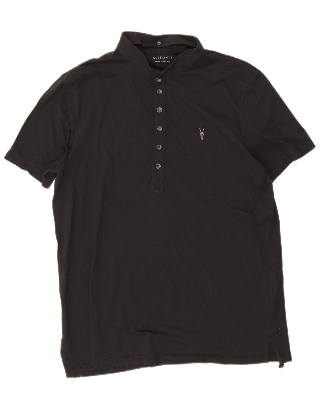 All Saints Polo Shirt til mænd Medium Sort Bomuld