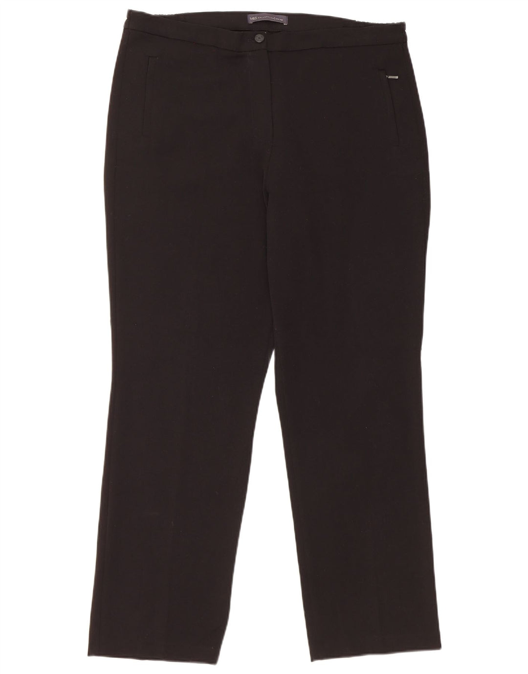Marks & Spencer Slim Casual Bukser til kvinder W36 L28 Sort