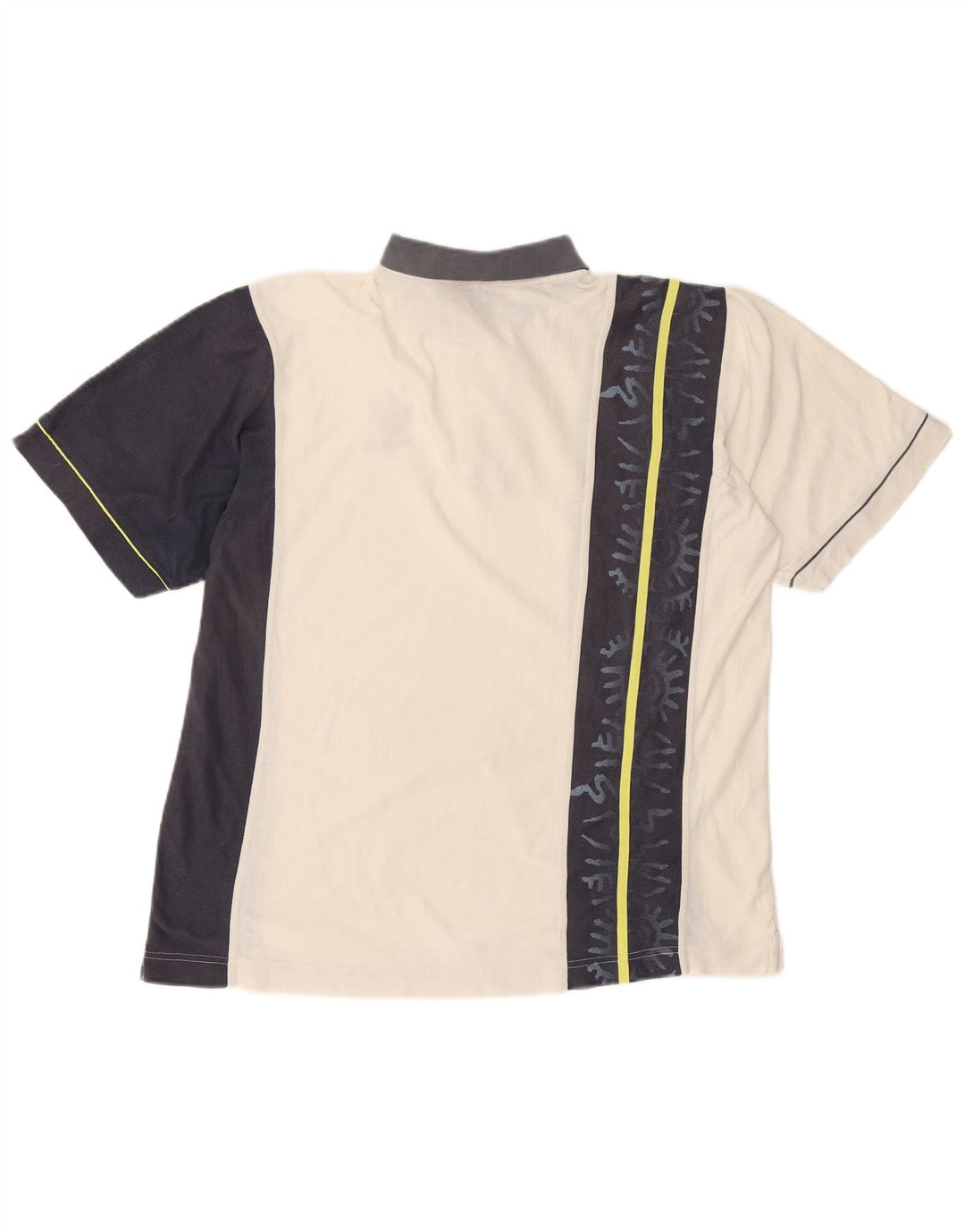 LOTTO Rugby polotrøje til mænd UK 40/42 Large White Colourblock Polyester