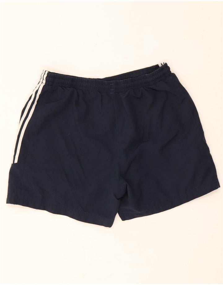 Adidas sportsshorts til kvinder UK 10 Small Navy Blue Polyester