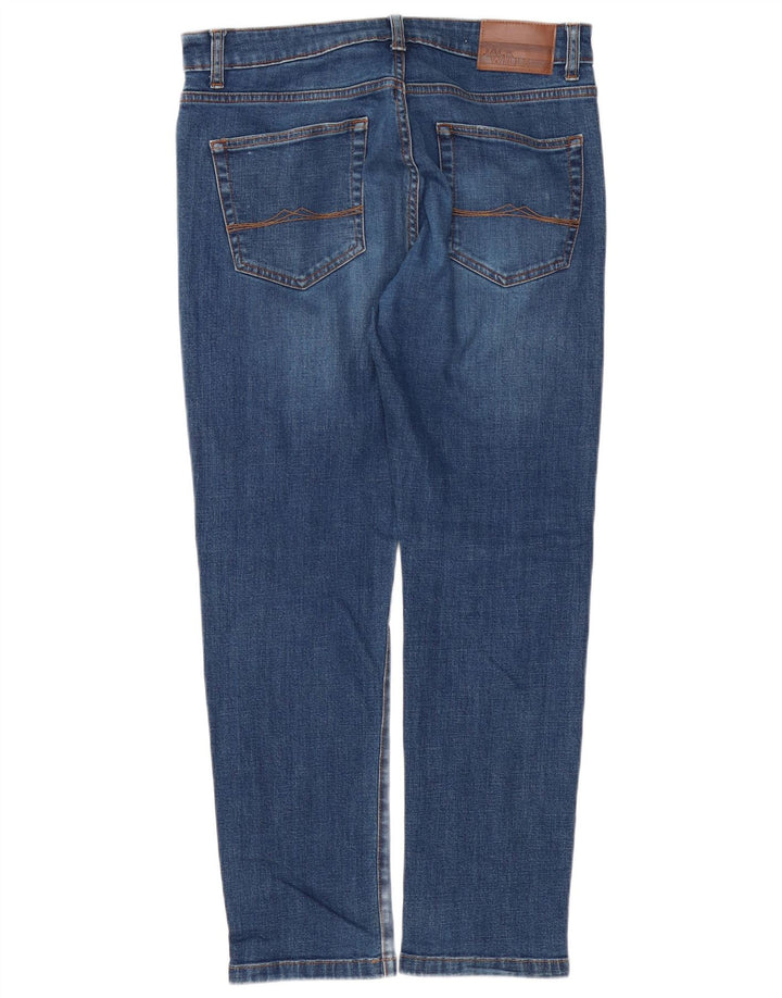 Jack Wills Herre Slim Jeans W32 L29 Blå Bomuld