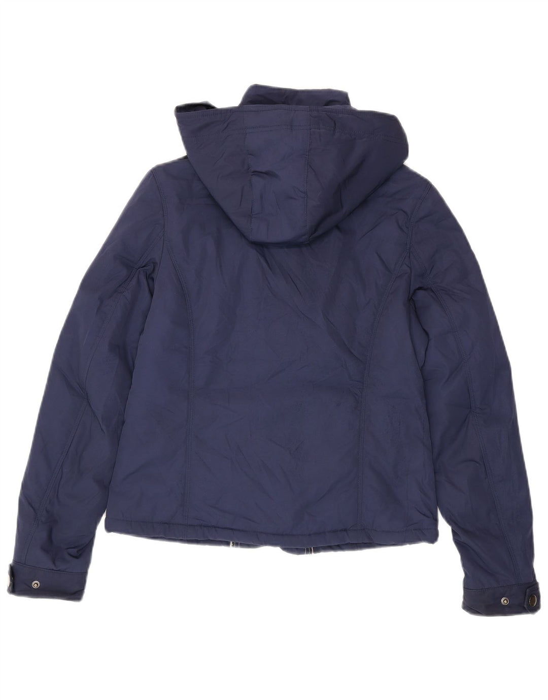 Tommy Hilfiger Dame Hooded Utility Jacket UK 12 Medium Navy Blue