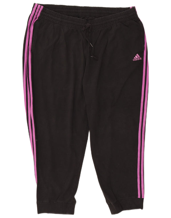 ADIDAS træningsdragt til kvinder Joggers UK 28/30 3XL sort bomuld