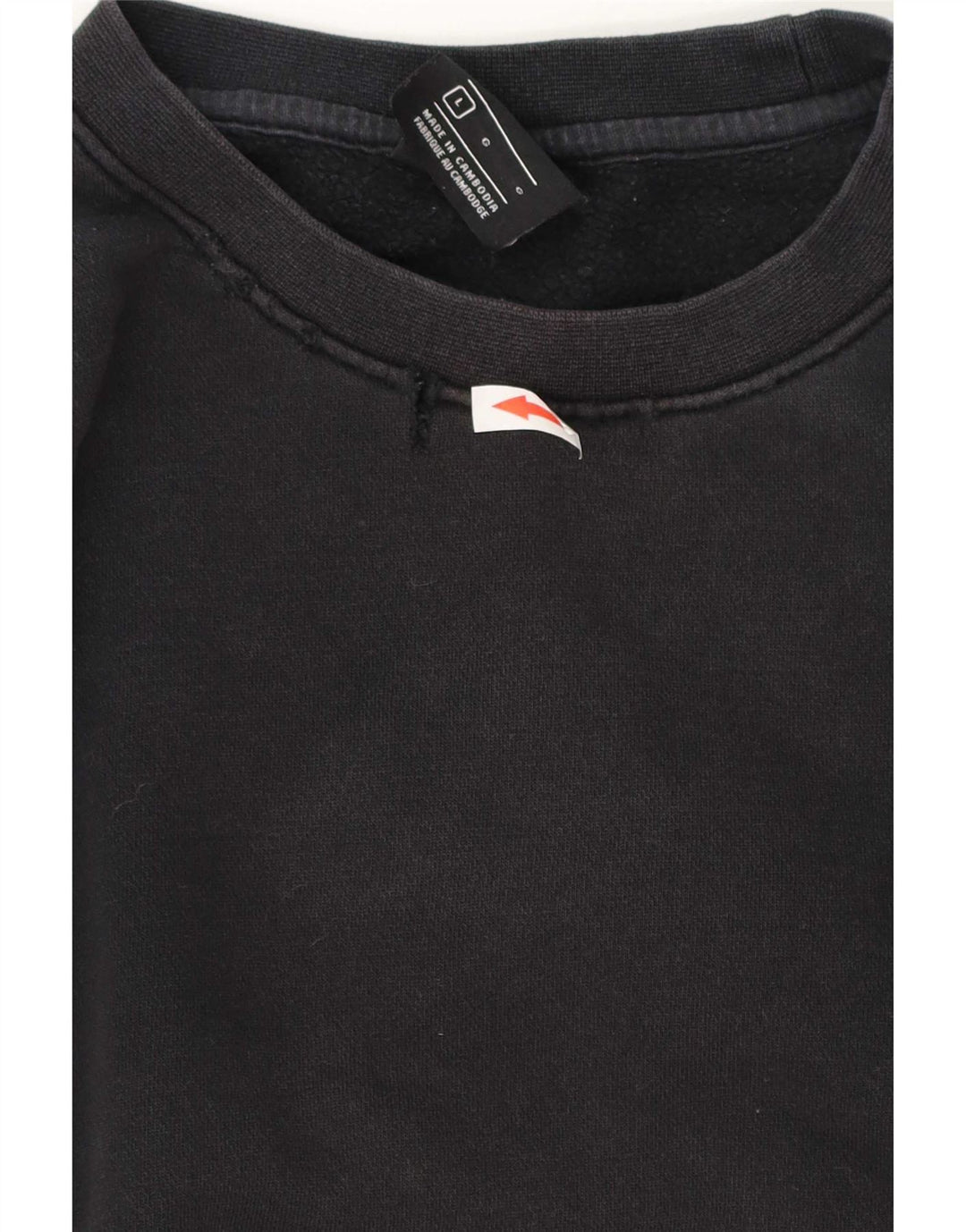 Nike Sweatshirt til mænd, stor sort bomuld