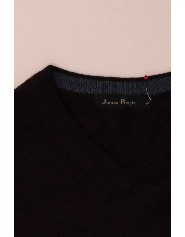 James Pringle Herre V-hals sweater Medium Sort Akryl