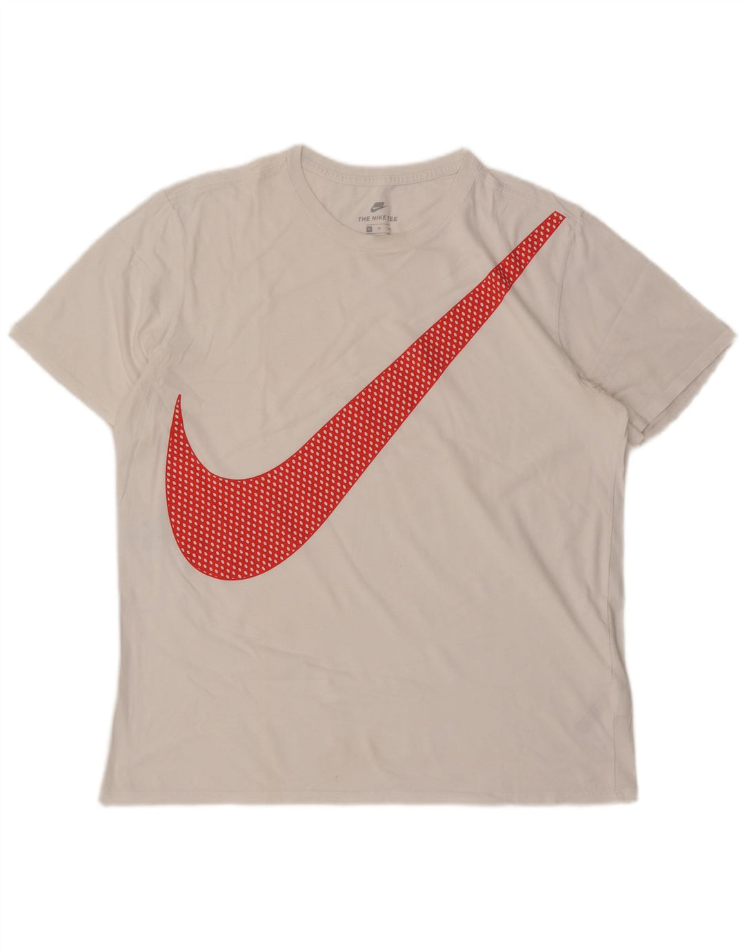 Nike Herre Athletic Cut Grafisk T-Shirt Top XL Hvid