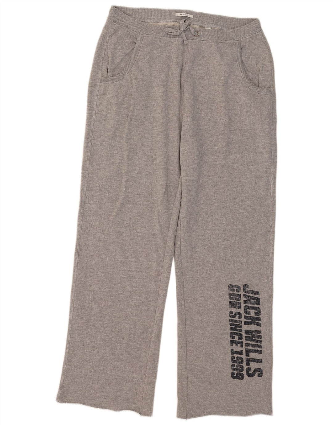 Jack Wills Graphic Tracksuit Bukser til kvinder UK 14 Medium Grey Flecked