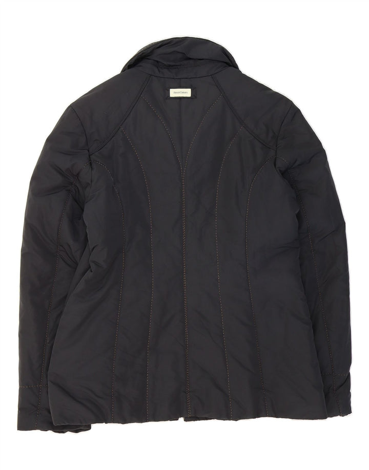 HENRY COTTONS Womens Windbreaker Jacket IT 48 XL Black Polyester Vintage Henry Cottons and Second-Hand Henry Cottons from Messina Hembry 