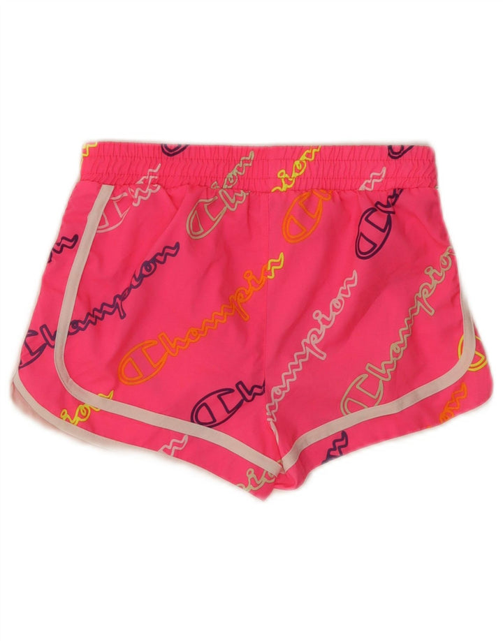 Champion piger grafiske sportsshorts 9-10 år Medium Pink Polyester